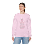 Christmas Word Snowman Sweatshirt