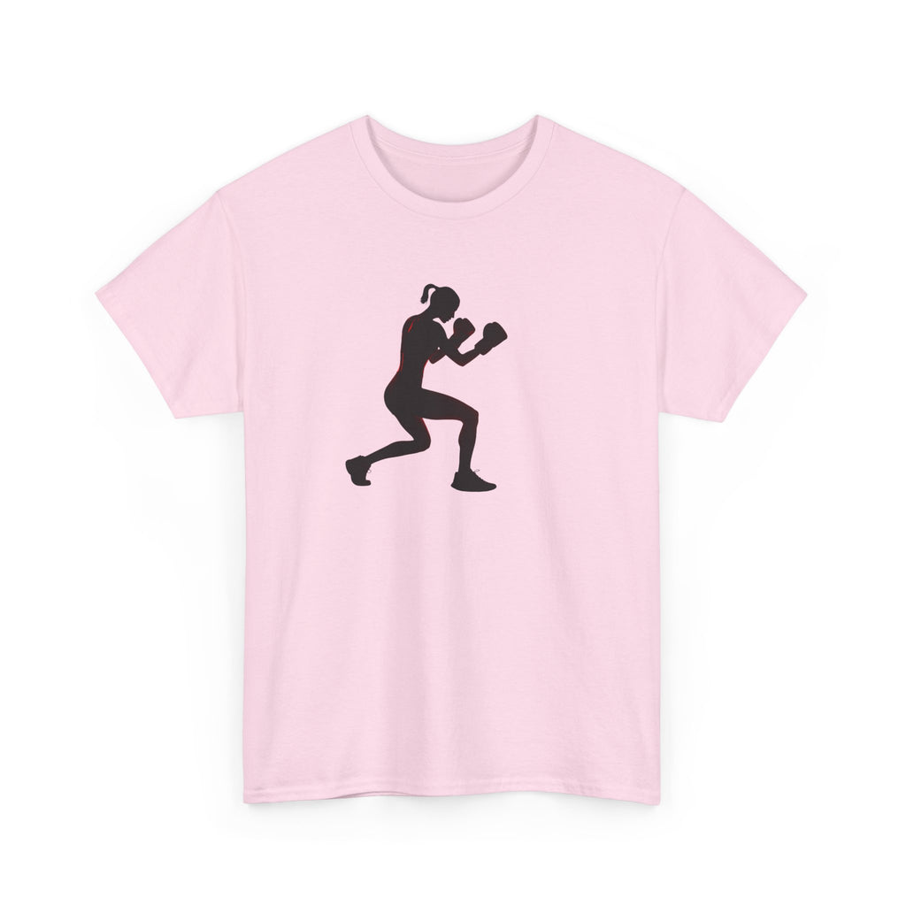 Boxing Silhouette T-Shirt — Women's Boxer Workout Tee