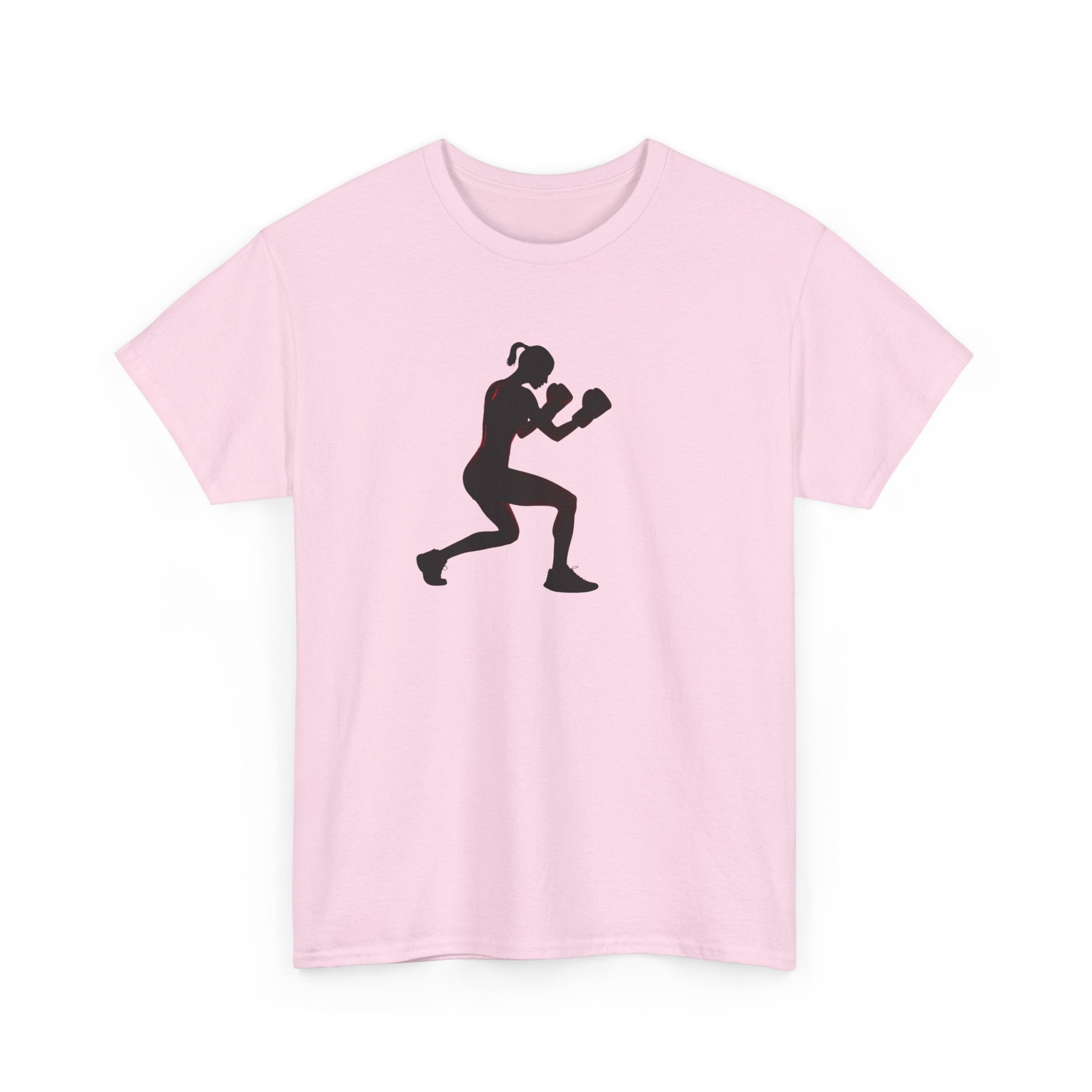 Boxing Silhouette T-Shirt — Women's Boxer Workout Tee