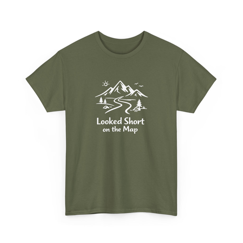 Looked Short on the Map Funny Mountain Hiking T-Shirt