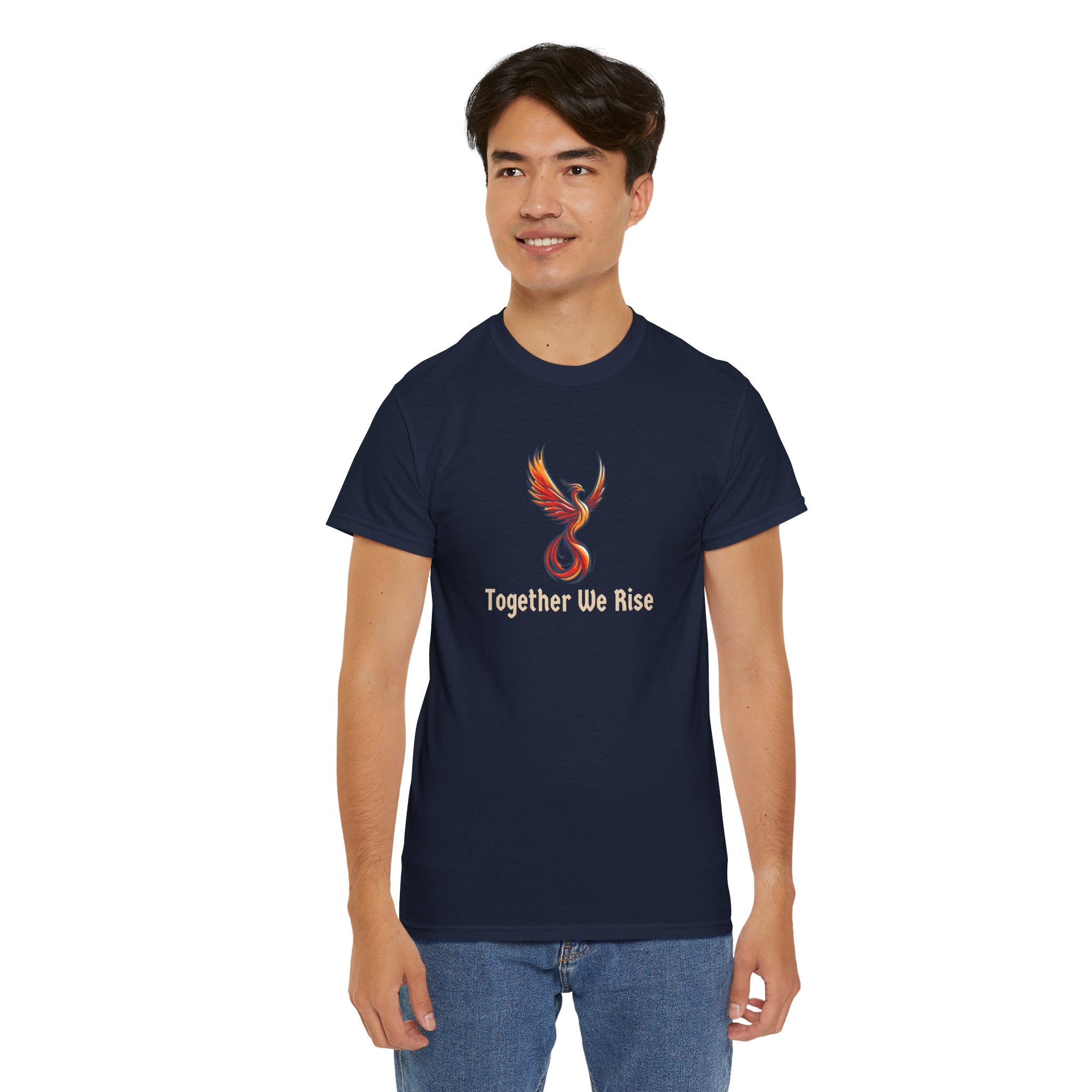 Phoenix Rising T‑Shirt — "Together We Rise" Inspirational Tee