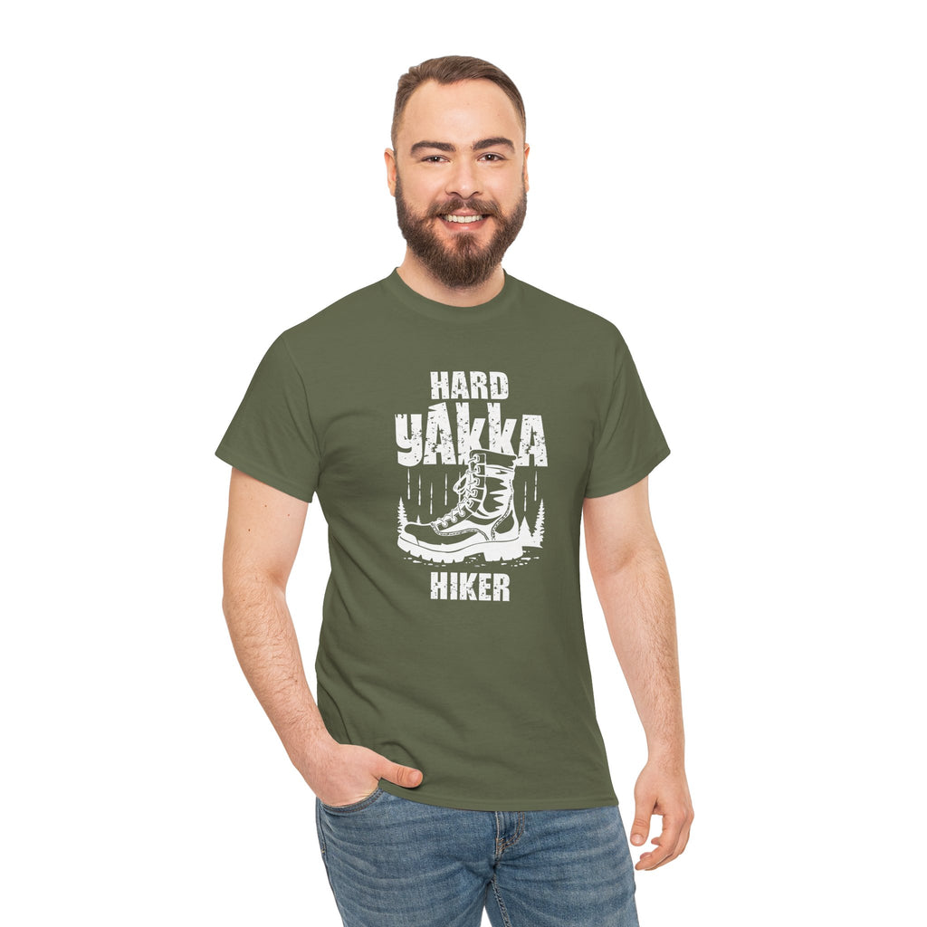 Hard Yakka Hiker T-Shirt — Vintage Hiking Boot Outdoor Tee