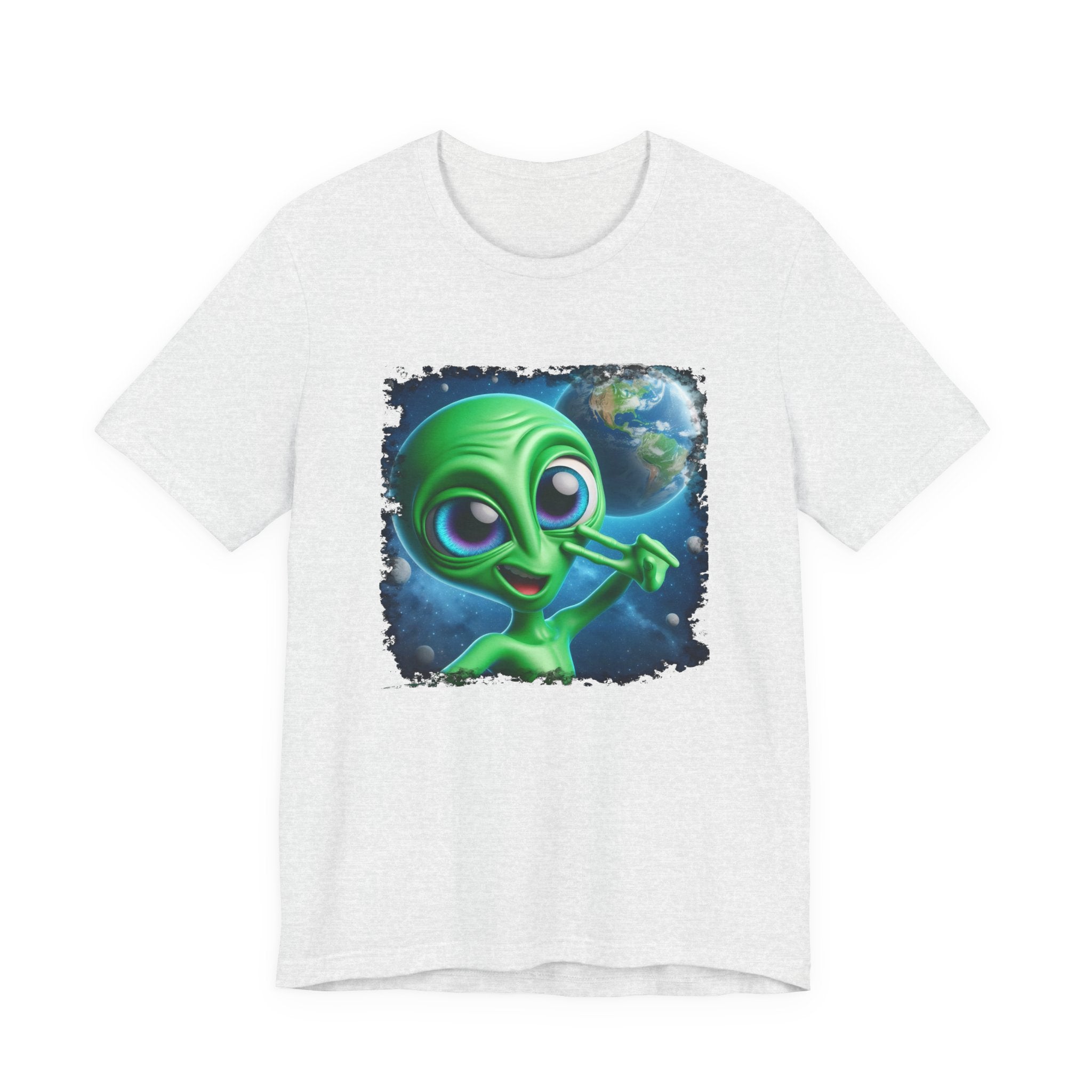 Unisex Jersey Alien Selfie Short Sleeve Tee