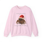 Cute Jumping Spider Christmas Sweatshirt – "Have yourself a hairy little Christmas"