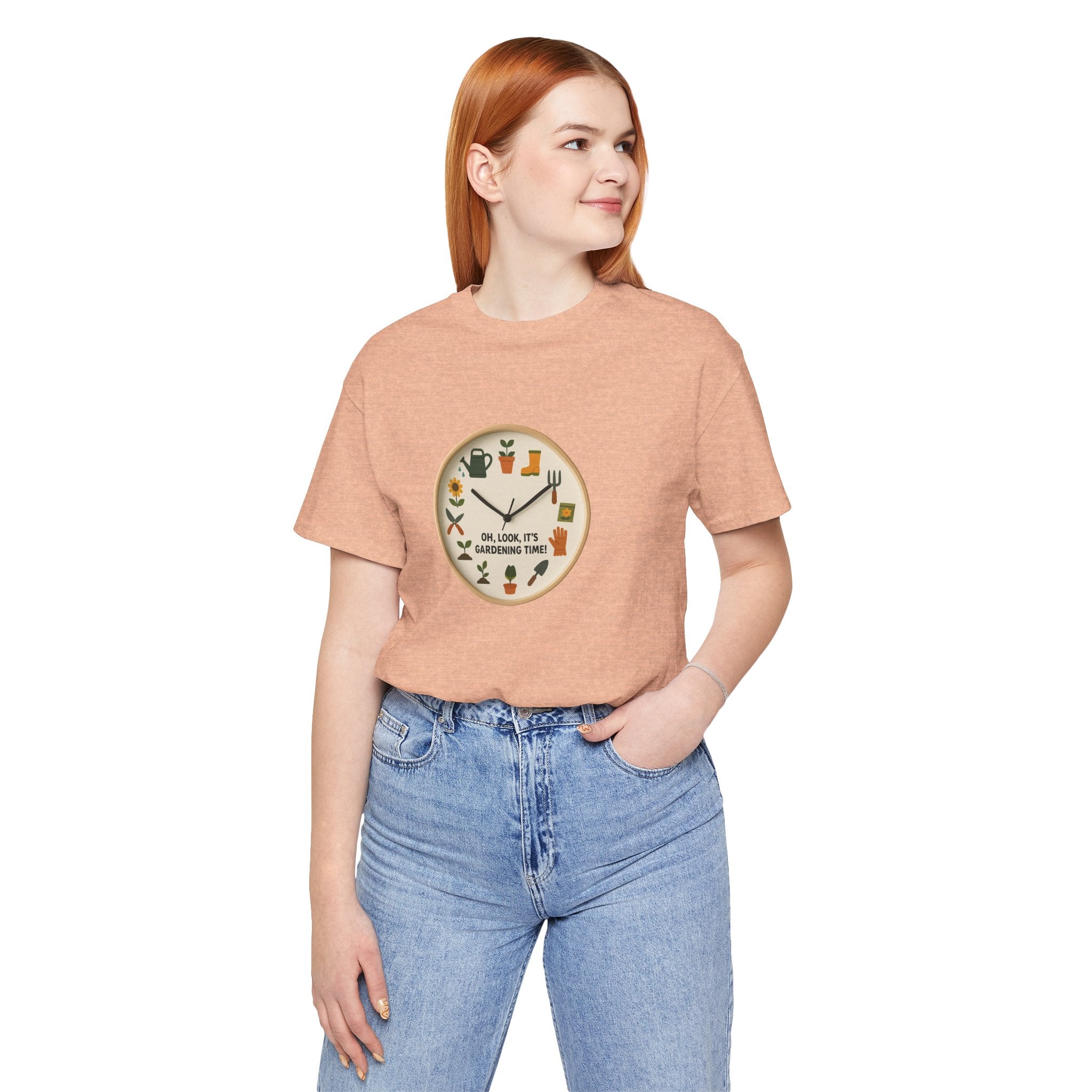 Gardening Tee — "Oh, Look, It's Gardening Time" Graphic Shirt