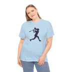Baseball Batter Silhouette Tee — Women's Baseball Softball T‑Shirt