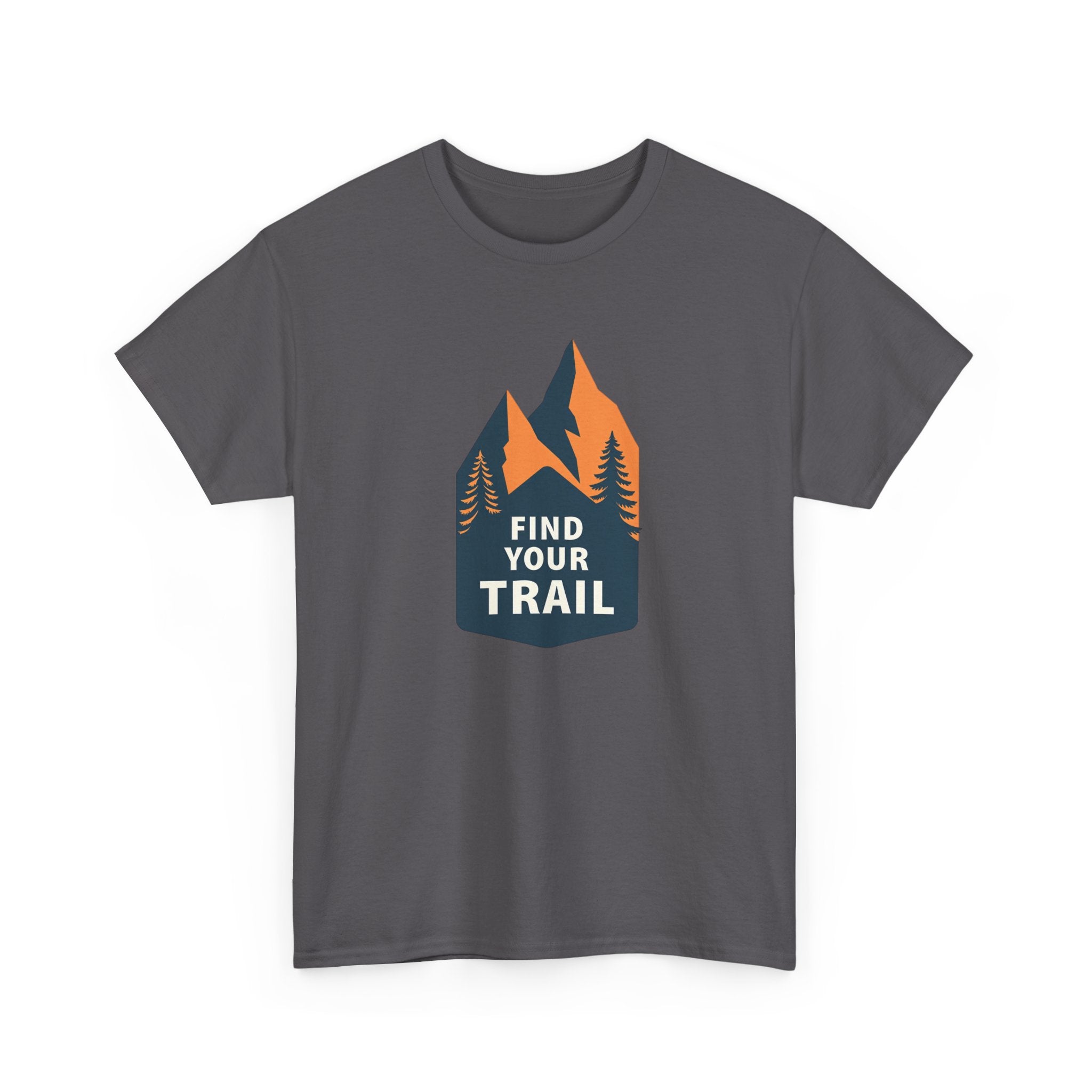 Find Your Trail T‑Shirt — Mountain Hiking Adventure Tee