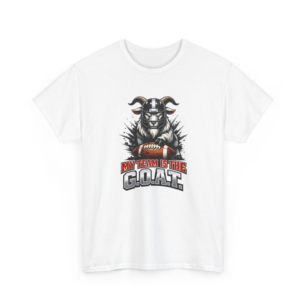 GOAT Football Tee - "My Team Is The GOAT" Graphic T-Shirt