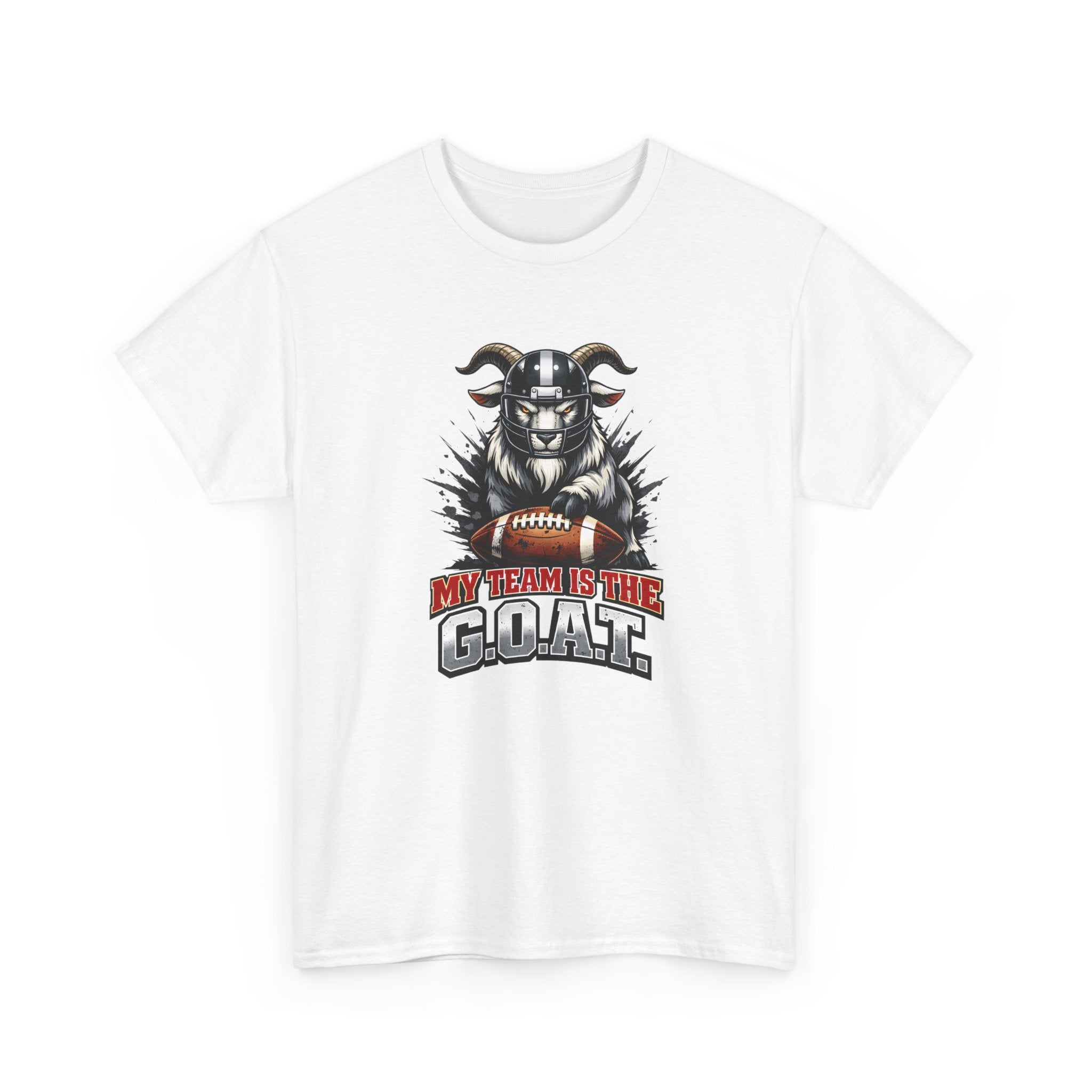 GOAT Football Tee - "My Team Is The GOAT" Graphic T-Shirt