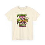 Pickleball Comic Style T‑Shirt  — "Small Court, Big Energy" Graphic Tee