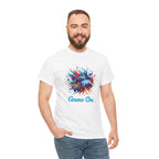 Gaming T-Shirt — 'Game On' Color Splash Controller Tee