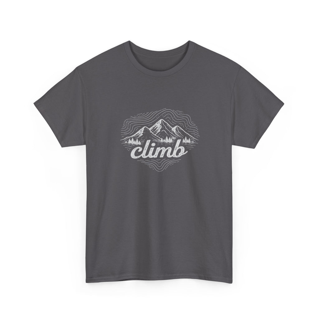 Climb Mountains Graphic Tee — Adventure Hiking T‑Shirt