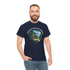 Adventure Is Calling Hiking T‑Shirt — Mountain Boots Outdoor Tee
