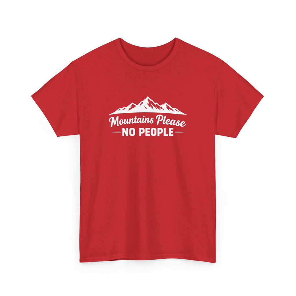 Mountains Please No People Tee