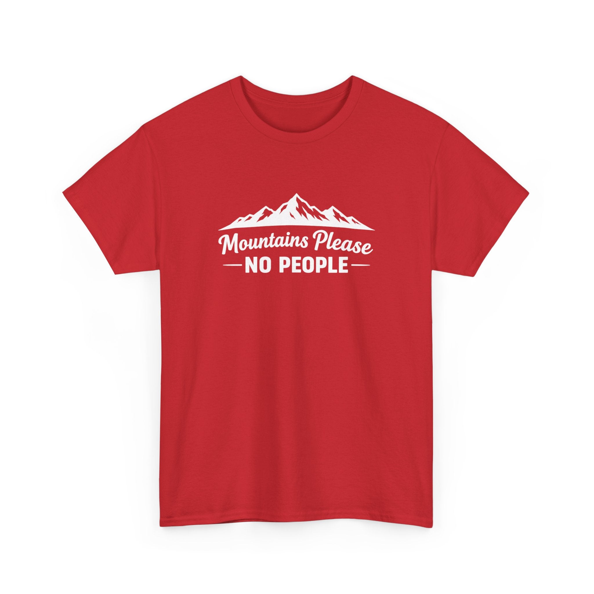 Mountains Please No People Tee