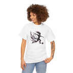 Soccer Football T-Shirt — Feminine Soccer Player Silhouette Tee