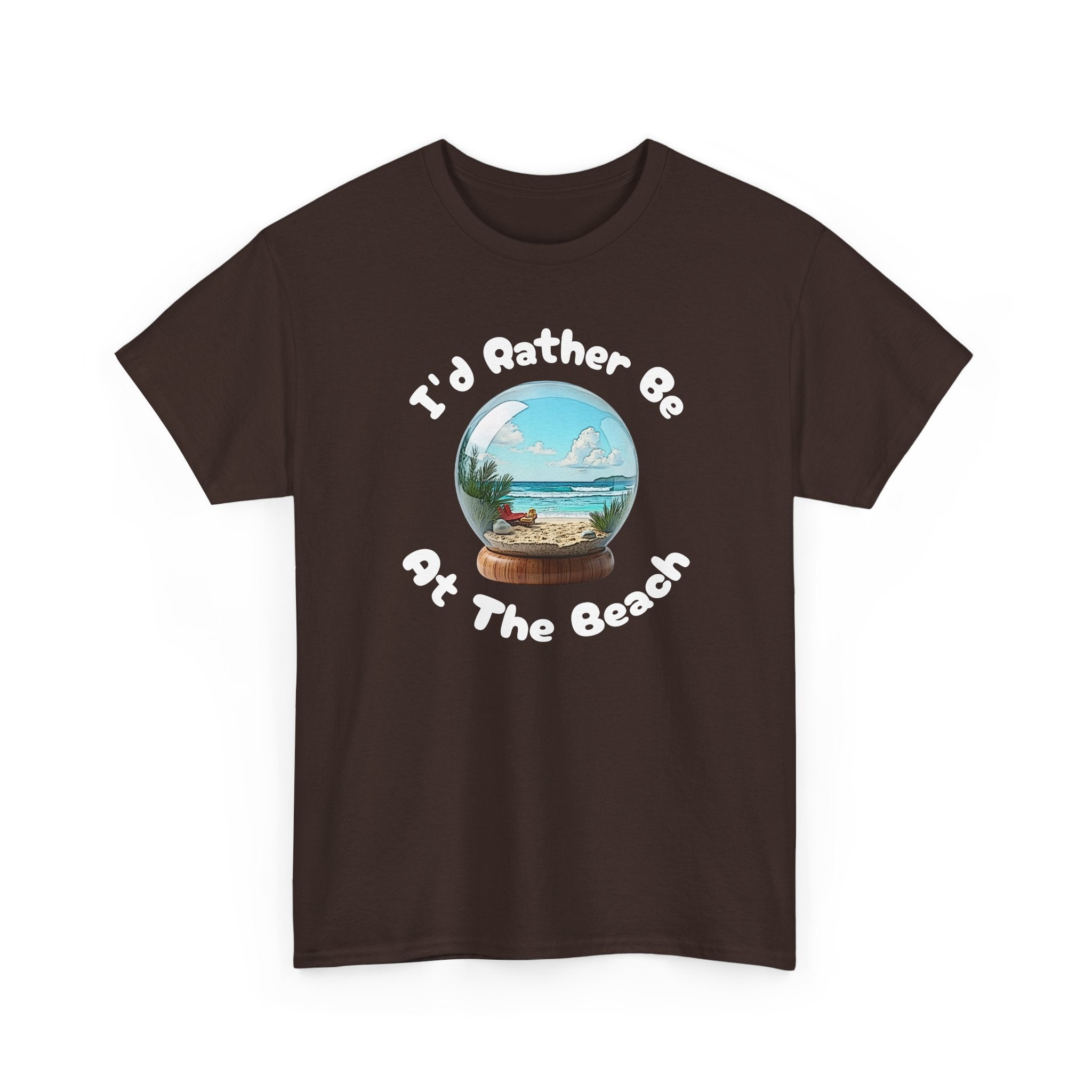 I'd Rather Be At The Beach T-Shirt — Beach Vibes Graphic Tee