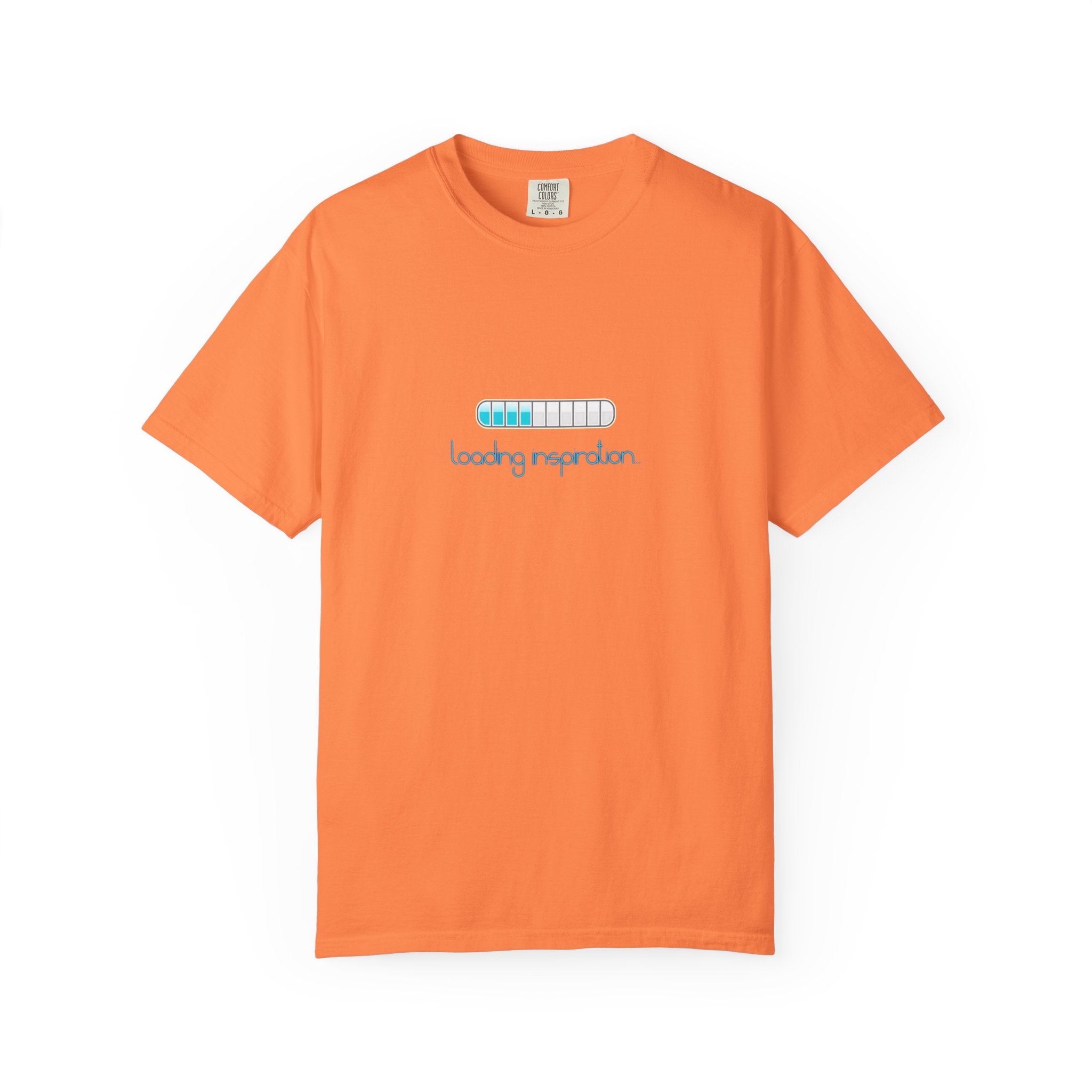 T‑Shirt — "Loading Inspiration" Minimal Progress Bar Graphic Tee