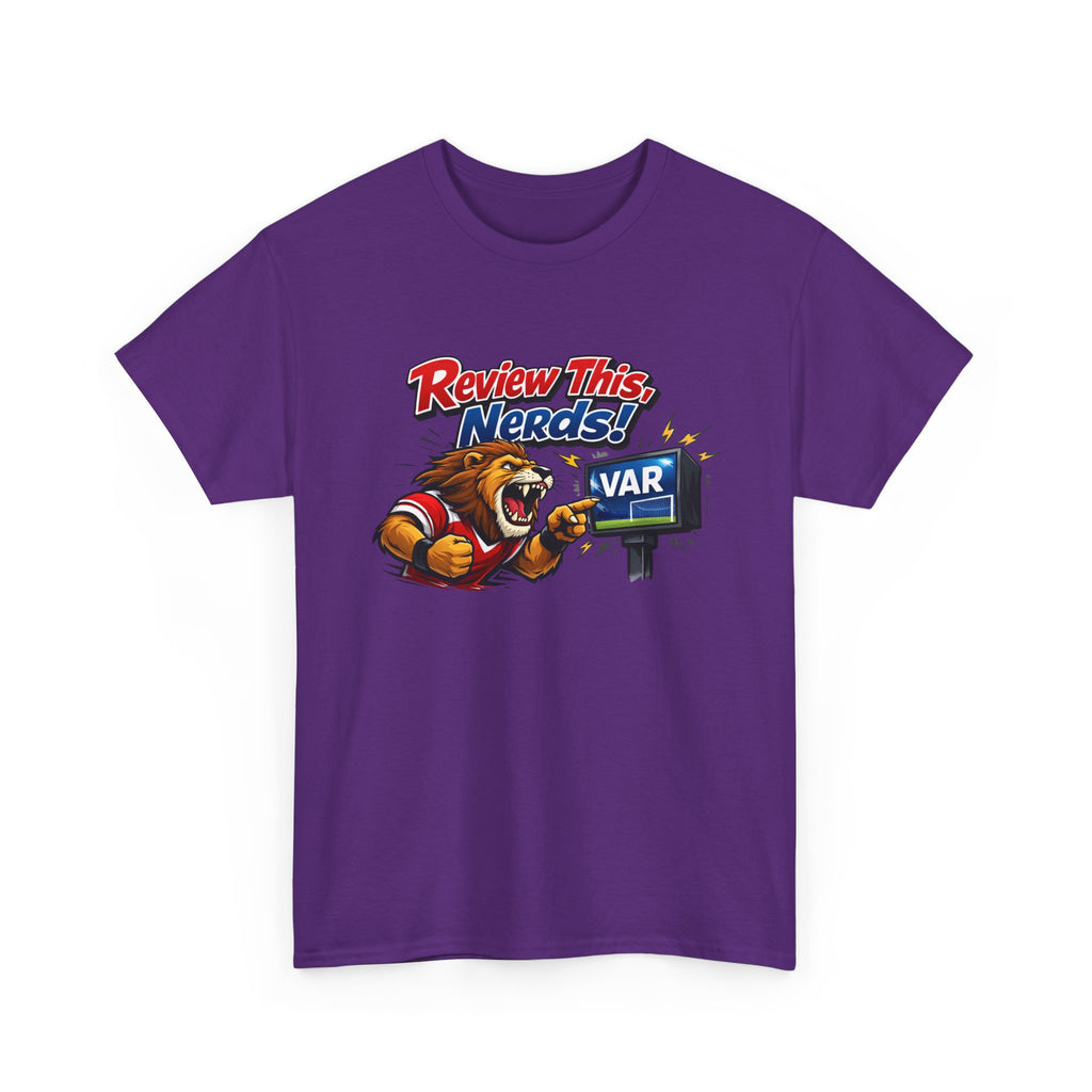 "Review This, Nerds!" VAR Soccer Referee Funny Graphic Tee