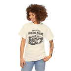 Hiking Shirt T‑Shirt — "This Is My Hiking Shirt" Graphic Tee with Boots & Mountain Trail