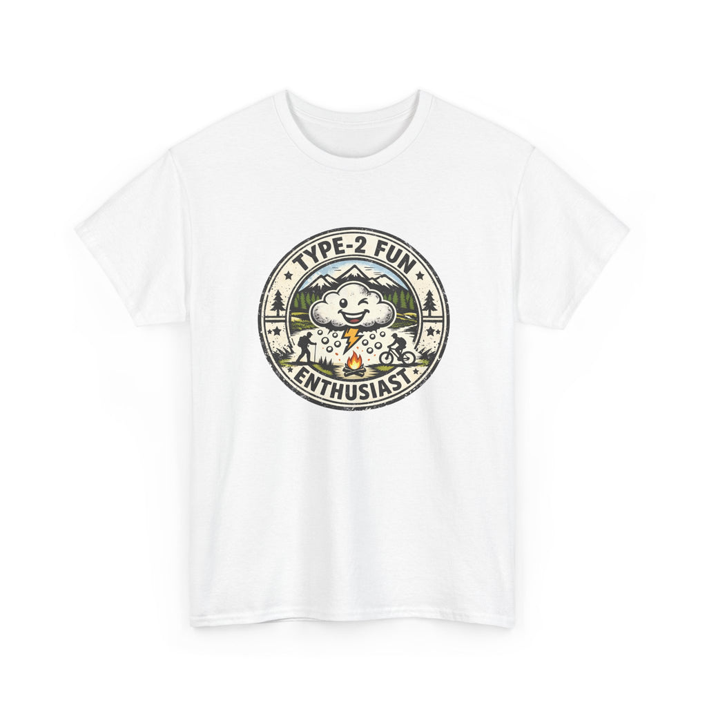 Type-2 Fun Enthusiasts T-Shirt — Funny Outdoor Hiking Camping Graphic Tee