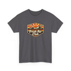 Fresh Air Club T-Shirt — Retro Mountain Sunset Outdoor Tee