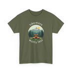 Hike More Worry Less T-Shirt — Nature Hiking Graphic Tee