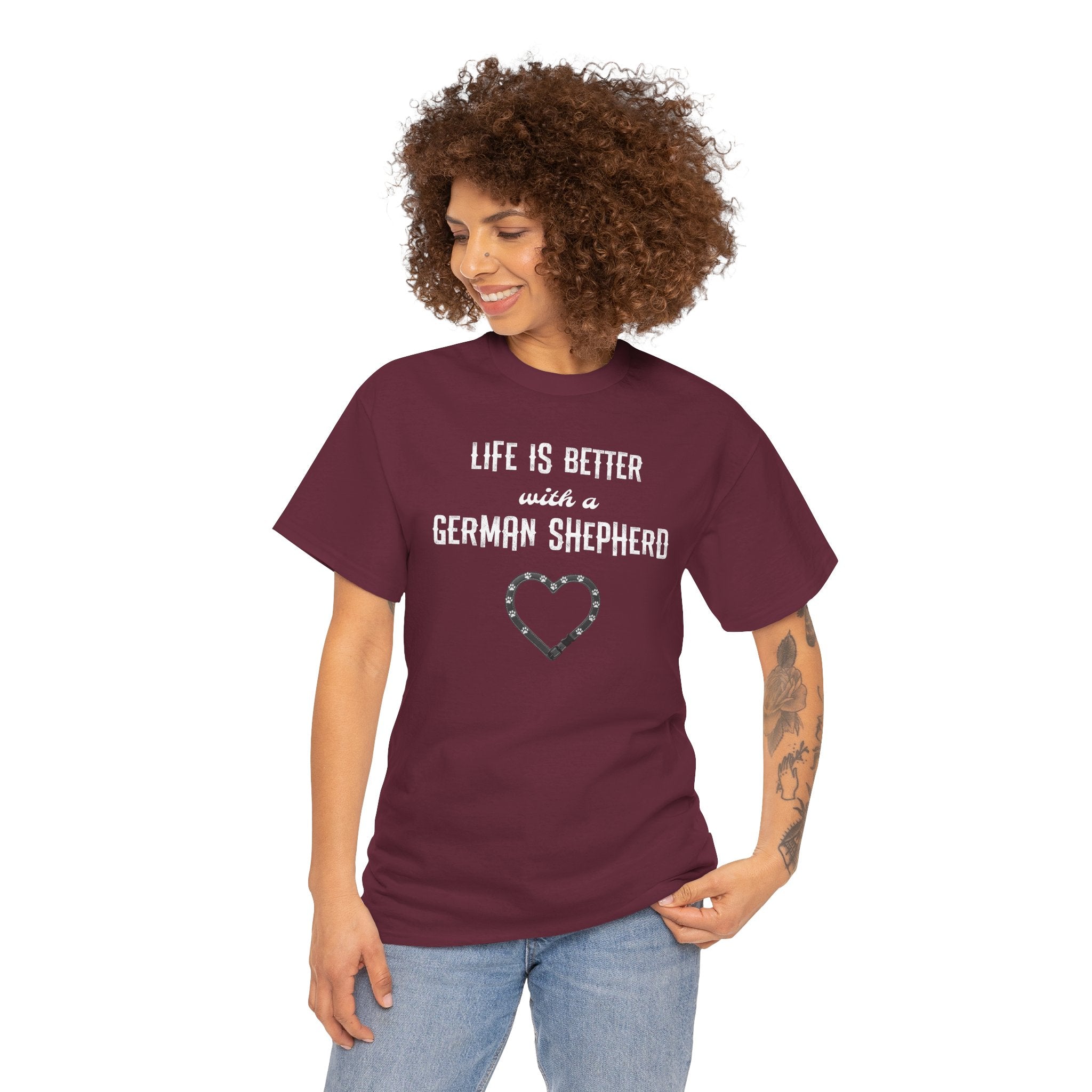 Life Is Better With a German Shepherd T-Shirt — Dog Lover Tee