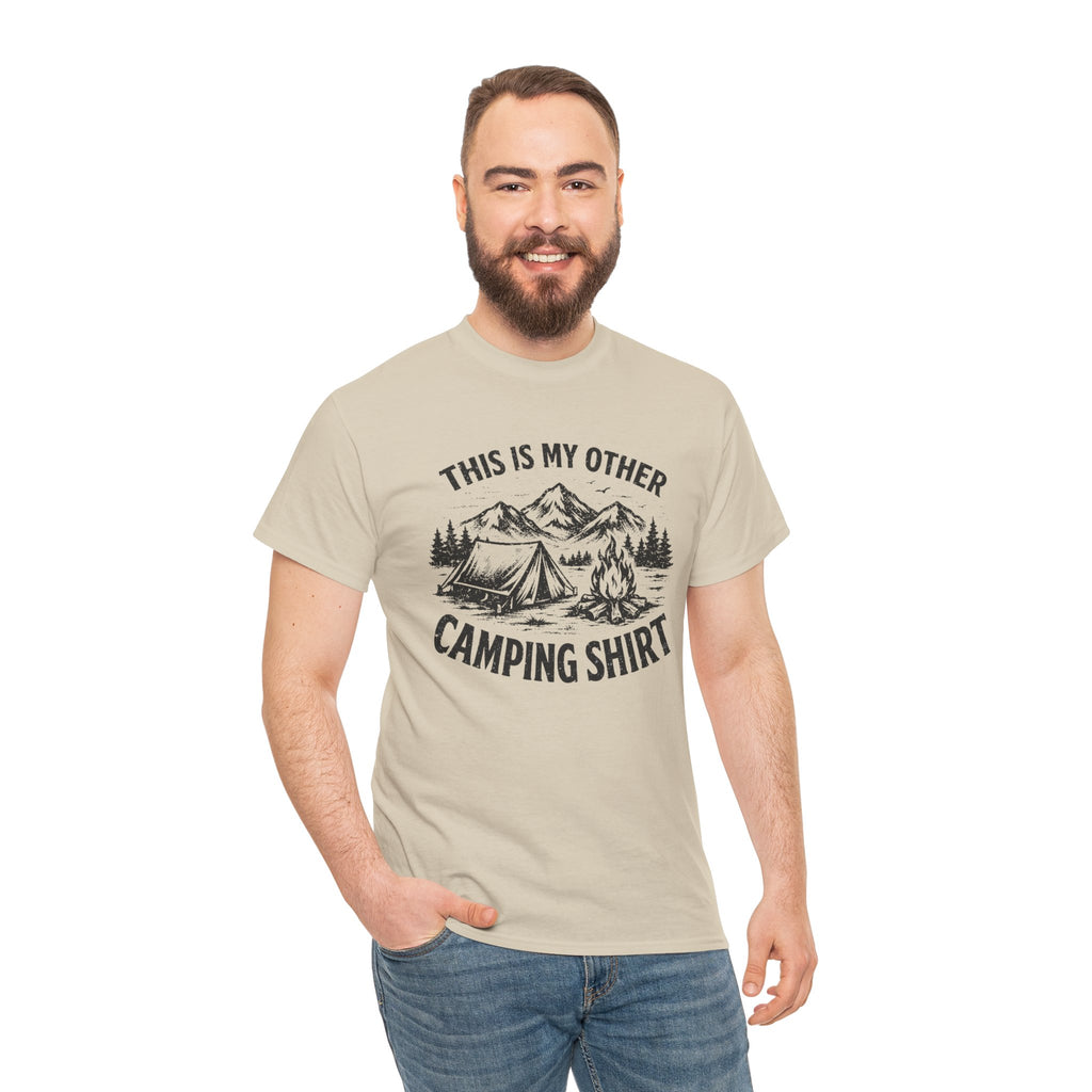Camping Shirt T‑Shirt — "This Is My Other Camping Shirt" Outdoor Tee