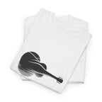 Guitar Silhouette Tee – Minimal Acoustic Music T-Shirt