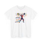 Weightlifting Motivation Tee — “Work For It, Fight For It, Never Quit” Gym Shirt