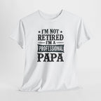 I'm Not Retired I'm A Professional Papa T-Shirt