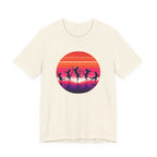 Retro Sunset Dancing Cats T-Shirt