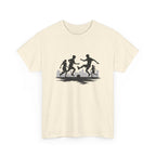 Youth Playing Soccer Silhouette Tee – Fun Outdoor Play Graphic T‑Shirt