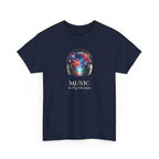 Music Is My Escape T-Shirt — Colorful Headphone Art Tee