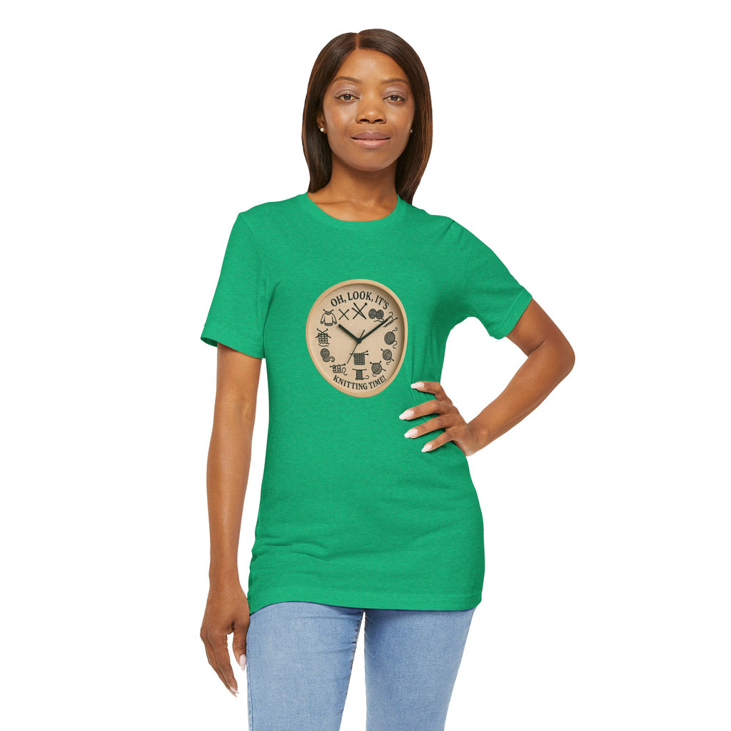 Knitting Time T-Shirt — "Oh, Look, It’s Knitting Time!" Graphic Tee