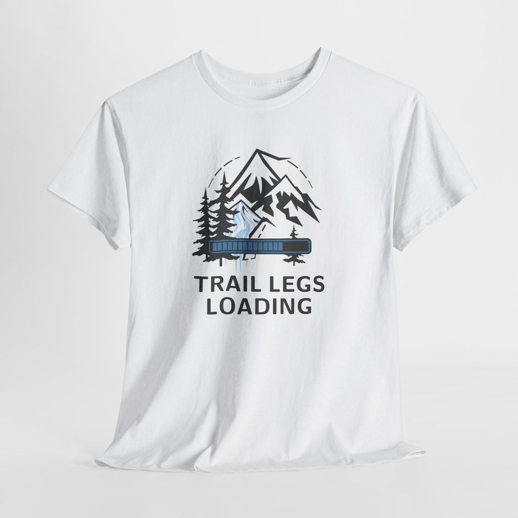 Trail Legs Loading T‑Shirt — Hiking Mountain Graphic Tee