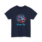 Gaming T-Shirt — 'Game On' Color Splash Controller Tee