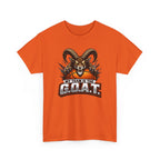 G.O.A.T. Graphic Tee — Fierce Goat Basketball Player Fan Shirt